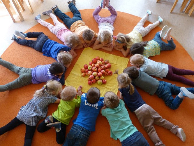 Vielen Äpfel